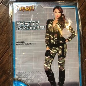 Women’s Paratrooper Costume Size S 4/6 Fits XS 2/4